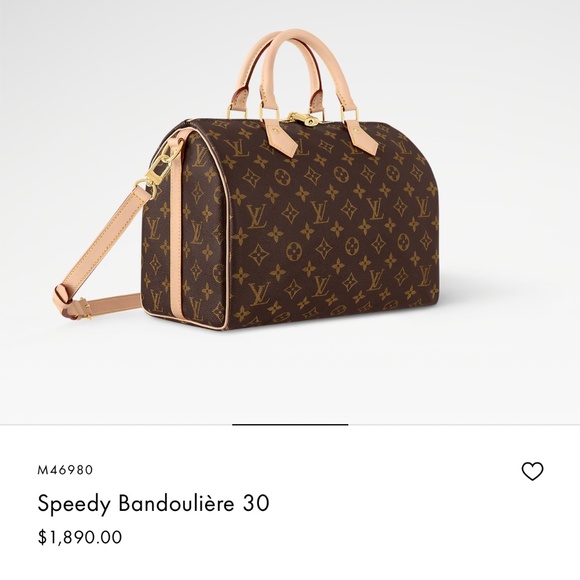 Louis Vuitton speedy Bandouliere 30 - Picture 1 of 6